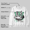 Lucky Green 2s DopeSkill Sweatshirt Trust No One Graphic