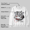 Fire Red 9s DopeSkill Sweatshirt Trust No One Graphic