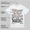 Samba OG White Black Clear Granite DopeSkill T-Shirt Money Is Our Motive Typo Graphic