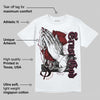 Burgundy 5s DopeSkill T-Shirt Trust God Graphic