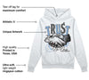 University Blue 5s DopeSkill Hoodie Sweatshirt Trust No One Graphic