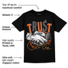 Brilliant Orange 12s DopeSkill T-Shirt Trust No One Graphic