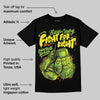 Neon Green Collection DopeSkill T-Shirt Fight For Right Graphic