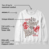 Samba OG White Better Scarlet DopeSkill Sweatshirt No Money No Love Typo Graphic