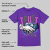 Dunk Purple Championship Court White DopeSkill Purple T-shirt Trust No One Graphic