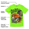 Neon Green Collection DopeSkill Neon Green T-shirt Stressless Graphic