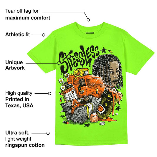 Neon Green Collection DopeSkill Neon Green T-shirt Stressless Graphic