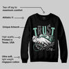 Green Glow 3s DopeSkill Sweatshirt Trust No One Graphic