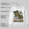 Olive Collection DopeSkill Sweatshirt Born To Be Rich Graphic