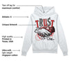 Gym Red 9s DopeSkill Hoodie Sweatshirt Trust No One Graphic