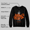 Brilliant Orange 12s DopeSkill Sweatshirt King Chess Graphic