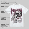 Burgundy 5s DopeSkill T-Shirt Mystery Ghostly Grasp Graphic