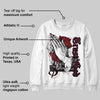 Burgundy 5s DopeSkill Sweatshirt Trust God Graphic