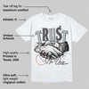 White Cement Reimagined 3s DopeSkill T-Shirt Trust No One Graphic