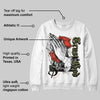 Olive Collection DopeSkill Sweatshirt Trust God Graphic