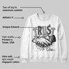 Cool Grey 6s DopeSkill Sweatshirt Trust No One Graphic