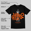 Brilliant Orange 12s DopeSkill T-Shirt King Chess Graphic
