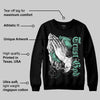 Green Glow 3s DopeSkill Sweatshirt Trust God Graphic