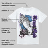 Dunk Purple Championship Court White DopeSkill T-Shirt Trust God Graphic