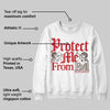 Samba OG White Better Scarlet DopeSkill Sweatshirt Protect Me From Evil Graphic