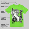 Neon Green Collection DopeSkill Neon Green T-shirt Trust God Graphic