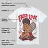 Samba OG White Better Scarlet DopeSkill T-Shirt False Love Graphic