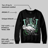 Green Glow 1s DopeSkill Sweatshirt Trust No One Graphic