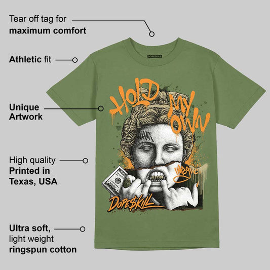 Olive Collection DopeSkill Olive T-shirt Hold My Own Graphic