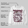 Burgundy 5s DopeSkill Sweatshirt Trippin Graphic