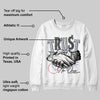 White Cement Reimagined 3s DopeSkill Sweatshirt Trust No One Graphic