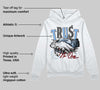 Powder Blue 9s DopeSkill Hoodie Sweatshirt Trust No One Graphic