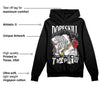 "Black/White" 1s DopeSkill Hoodie Sweatshirt Sorry I've Been Trappin Graphic