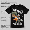 Undefeated x 4s OG DopeSkill T-Shirt Fear Fuels The Hustle Graphic