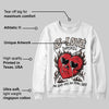 Samba OG White Better Scarlet DopeSkill Sweatshirt Crying Heart Graphic