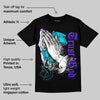 Aqua 6s DopeSkill T-Shirt Trust God Graphic