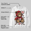 Samba OG White Better Scarlet DopeSkill Sweatshirt Broken Bear Graphic