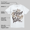 Baroque Brown 12s DopeSkill T-Shirt No Money No Love Typo Graphic