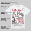 Samba OG White Better Scarlet DopeSkill T-Shirt Broken Bones Graphic