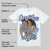 AJ 6 University Blue DopeSkill T-Shirt Queen Of Hustle Graphic