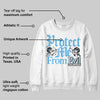 Legend Blue 11s DopeSkill Sweatshirt Protect Me From Evil Graphic
