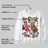 Samba OG White Better Scarlet DopeSkill Sweatshirt No Risk No Story Graphic