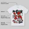 Red Cement 4S DopeSkill Toddler Kids T-shirt No Risk No Story Graphic