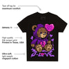 PURPLE Collection DopeSkill Toddler Kids T-shirt Broken Bear Graphic