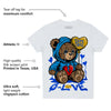 Royal Blue Collection DopeSkill Toddler Kids T-shirt Broken Bear Graphic