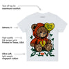 Dunk Team Dark Green Orange DopeSkill Toddler Kids T-shirt Broken Bear Graphic