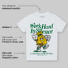 Green Collection DopeSkill Toddler Kids T-shirt Work Hard In Silence Graphic