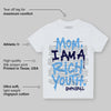 University Blue Collection DopeSkill Toddler Kids T-shirt Mom, I Am A Rich Youth Graphic