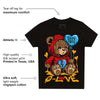 Red Collection DopeSkill Toddler Kids T-shirt Broken Bear Graphic