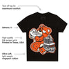 Georgia Peach 3s DopeSkill Toddler Kids T-shirt Bear Steals Sneaker Graphic