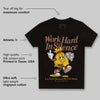 Yellow Collection DopeSkill Toddler Kids T-shirt Work Hard In Silence Graphic